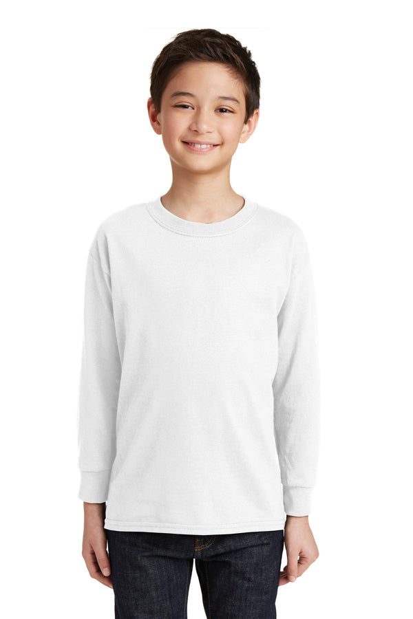 Gildan® Youth Heavy Cotton™ 100% Cotton Long Sleeve T-Shirt