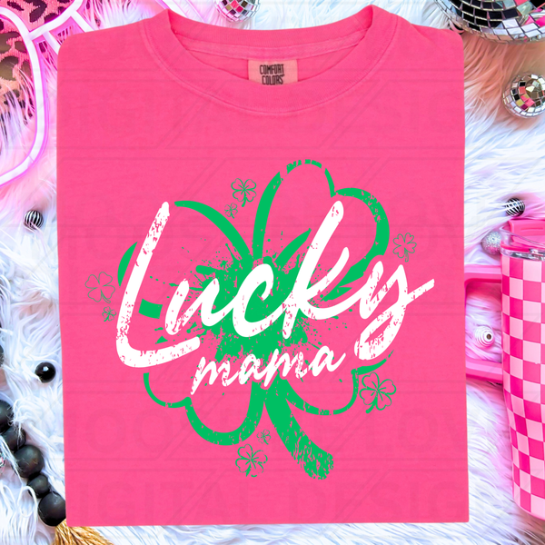 Lucky Mama Comfort Colors® Heavyweight Ring Spun Tee