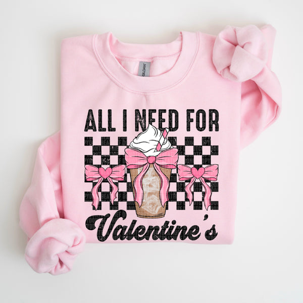 All I Need for Valentines Gildan® Heavy Blend™ Crewneck Sweatshirt