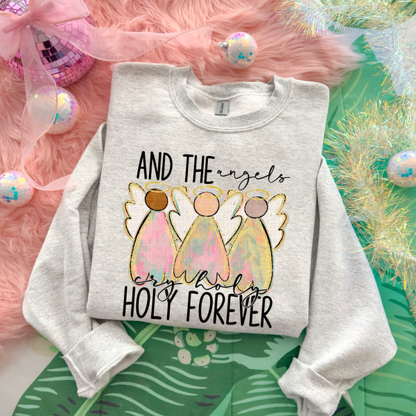 Angels Cry Holy Gildan® Heavy Blend™ Crewneck Sweatshirt