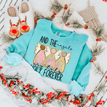 Angels Cry Holy Comfort Colors® Ring Spun Crewneck Sweatshirt