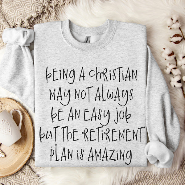 Being a Christian Gildan® Heavy Blend™ Crewneck Sweatshirt
