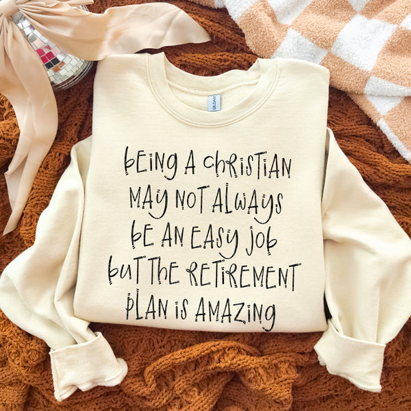 Being a Christian Gildan® Heavy Blend™ Crewneck Sweatshirt