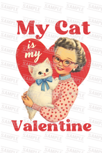 My Cat is My Valentine Gildan® Heavy Cotton™ 100% Cotton Long Sleeve T-Shirt