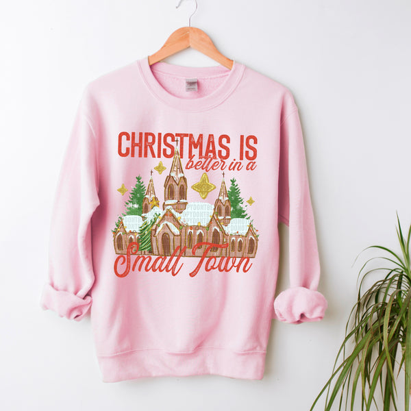 Christmas Better In A Small Town Gildan® Heavy Blend™ Crewneck Sweatshirt