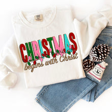 Christmas Begins With Christ Gildan® Heavy Blend™ Crewneck Sweatshirt