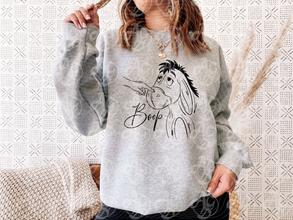 Eeyore Boop Character Gildan® Heavy Blend™ Crewneck Sweatshirt