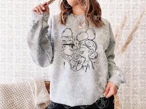 Ellie & Carl Boop Character Gildan® Heavy Blend™ Crewneck Sweatshirt