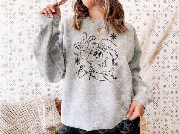 Frosty Boop Character Gildan® Heavy Blend™ Crewneck Sweatshirt