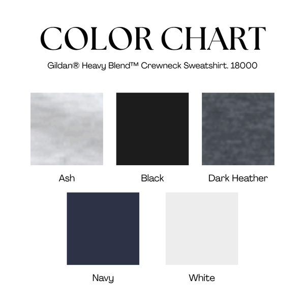 Hei Hei Boop Character Gildan® Heavy Blend™ Crewneck Sweatshirt