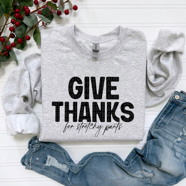 Give Thanks for Stretchy Pants Gildan® Heavy Blend™ Crewneck Sweatshirt