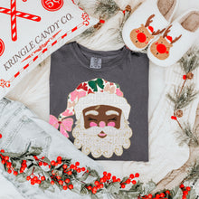 Glittered Up Santa Comfort Colors® Heavyweight Ring Spun Tee