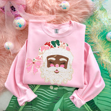 Glittered Up Santa Gildan® Heavy Blend™ Crewneck Sweatshirt