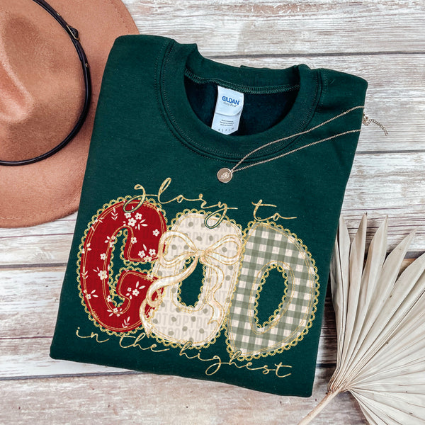Glory to God in the Highest Gildan® Heavy Blend™ Crewneck Sweatshirt