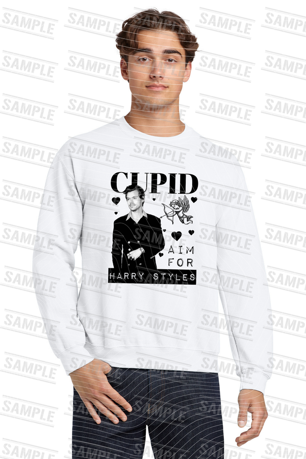 Cupid Aim for Harry Gildan® Heavy Blend™ Crewneck Sweatshirt