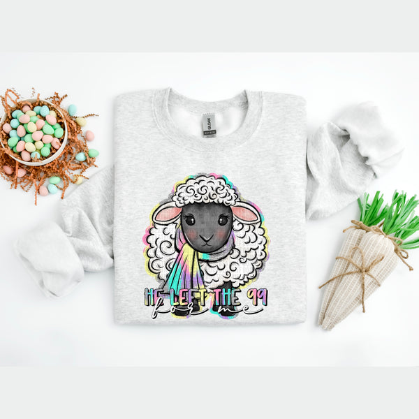 He Left the 99 for Me Gildan® Heavy Blend™ Crewneck Sweatshirt