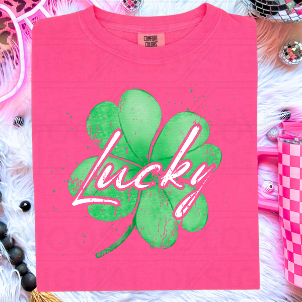 Lucky Clover Comfort Colors® Heavyweight Ring Spun Tee