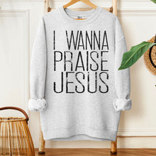 I Wanna Praise Jesus Gildan® Heavy Blend™ Crewneck Sweatshirt