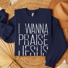 I Wanna Praise Jesus Gildan® Heavy Blend™ Crewneck Sweatshirt