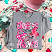 Jesus is the Key to My Heart Gildan® Heavy Blend™ Crewneck Sweatshirt
