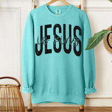 Jesus is King Comfort Colors® Ring Spun Crewneck Sweatshirt