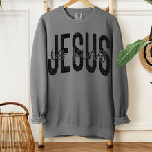 Jesus is King Comfort Colors® Ring Spun Crewneck Sweatshirt