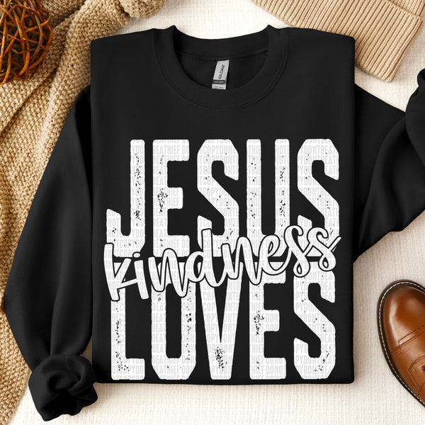 Jesus Loves Kindness Gildan® Heavy Blend™ Crewneck Sweatshirt