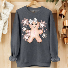 Little Miss Gingerbread Gildan® Youth Heavy Blend™ Crewneck Sweatshirt