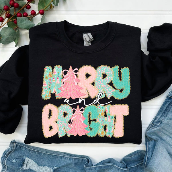 Merry & Bright Gildan® Heavy Blend™ Crewneck Sweatshirt