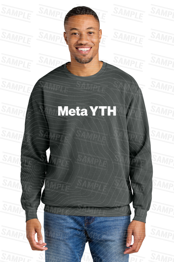 Meta YTH Comfort Colors® Ring Spun Crewneck Sweatshirt