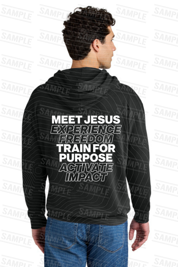 Meta YTH Comfort Colors® Lightweight Hooded Sweatshirt