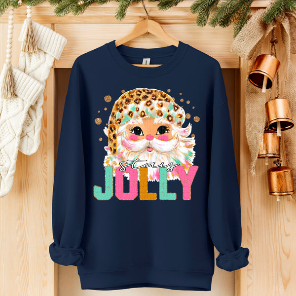 Stay Jolly Gildan® Heavy Blend™ Crewneck Sweatshirt