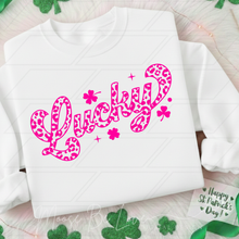 White Lucky Leopard Gildan® Heavy Blend™ Crewneck Sweatshirt